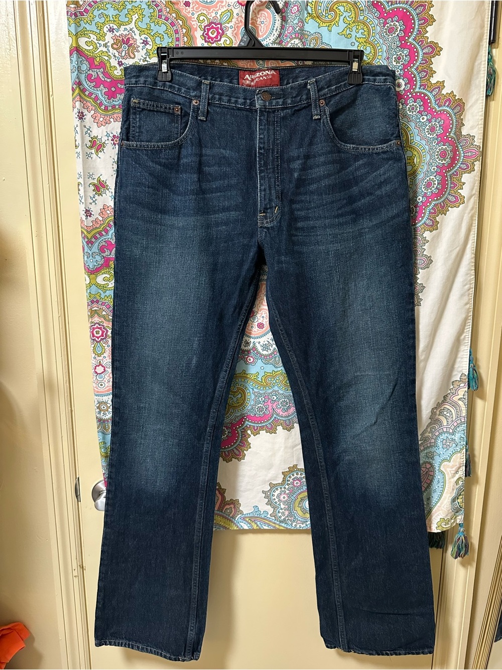 Arizona Jean Company Men's Dark Indigo Bootcut Jeans